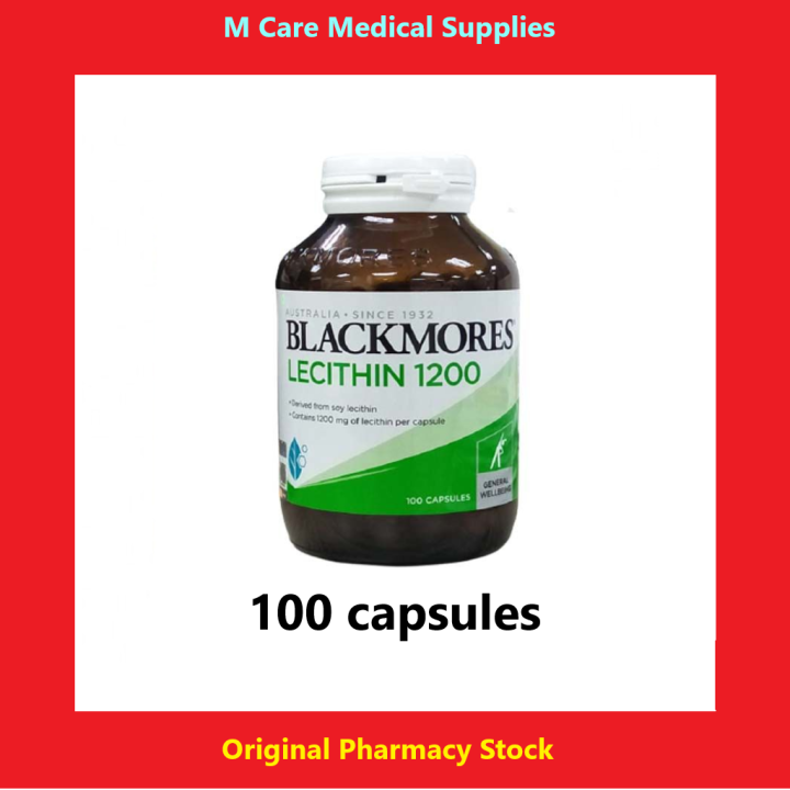 BLACKMORES LECITHIN 1200mg Capsules (100's) Lazada