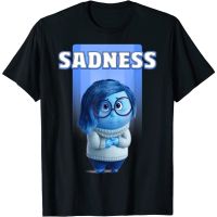 เสื้อยืดผ้าฝ้ายพิมพ์ลายแฟชั่น เสื้อยืดแขนสั้น พิมพ์ลายกราฟฟิค Inside Out Sadness แฟชั่นสําหรับผู้ชาย และผู้หญิงS-5XL