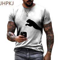 JHPKJSummer New 3D Printed Wolf Pattern Casual Round Neck Shirt, 2023Harajuku Quick-Drying Exquisite T-shirt For Men And Women 4XL 5XL 6XL