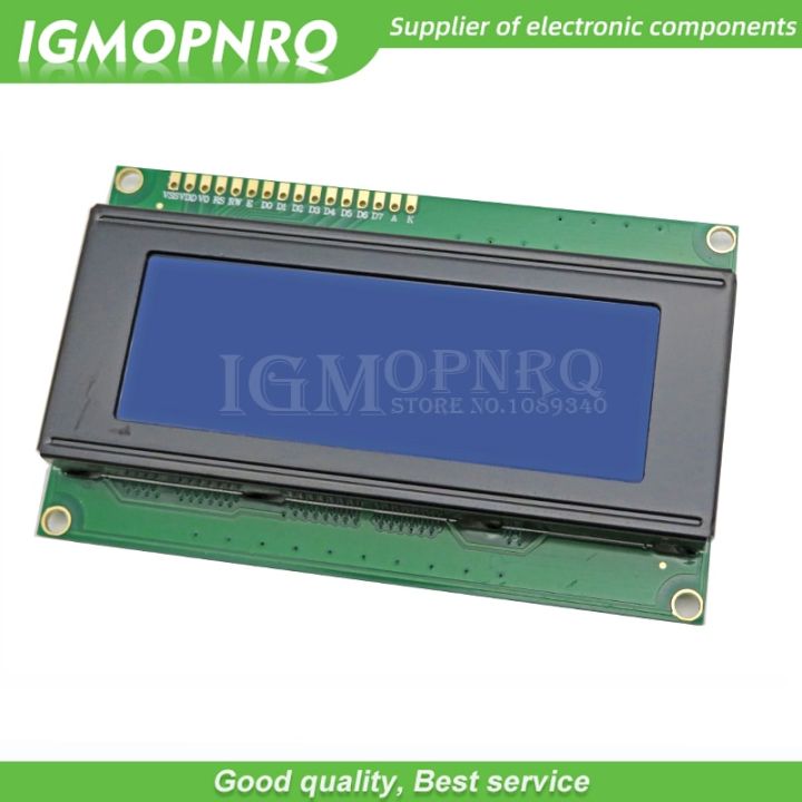 1pcs LCD Board 2004 20*4 LCD 20X4 5V Blue screen blacklight LCD2004 display LCD module Display content: 20 characters *4 line