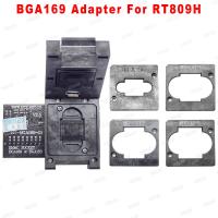 BGA48 BGA64 BGA63 BGA24 BGA169 EMMC Seat EMCP153 EMCP169 Adapter + Limit frame For RT809H Programmer With 3Pcs BGA Bounding Box