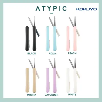 Kokuyo Aerofit Saxa, Scissors for Kids, Glueless Blade, Right Hand, Pink (P270P)