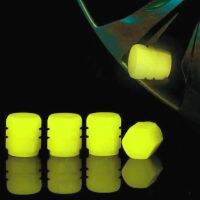 【CW】 4/8/16/20 car tire screw cap protection luminous valve core mini glow-in-the-dark wheel decoration