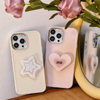 Honeey เคสโทรศัพท์กันกระแทกด้วยความรักขาตั้งสำหรับ iPhone รูปหัวใจ14 13 12 11 Pro สูงสุดคมชัดเคสใส่โทรศัพท์ขอบหยักเรียบง่ายฝาครอบโทรศัพท์พร้อมเลนส์คลุมทั้งหมดปกป้องกล้องผู้ขายชั้นนำ