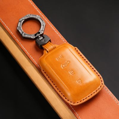 4 Button Smart Key Cover Leather Case Car Keyring Shell for Maserati Grega Keycase Grecale Levente President Giberi