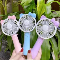 พัดลมพกพาขนาดเล็ก พับเก็บได้ สะดวกต่อการใช้งาน MINI FAN สีพาสเทลน่ารักมาก