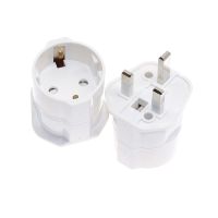 ♗◊ Universal 13A 250V Copper EU Korea Germany France Russia To HK UK Power Adapter Fused Plug Singapore Malaysia Converter Type G