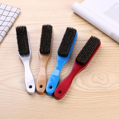 【CC】 Wood Handle Hair Hard Boar Bristle Combs Men Hairdressing Styling Beard Comb Straight