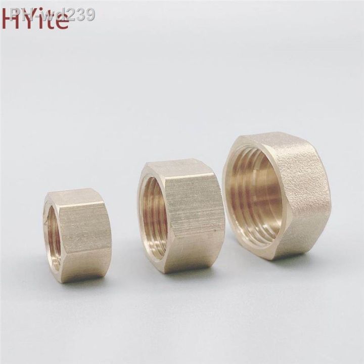 1-8-quot-1-4-quot-3-8-quot-1-2-quot-3-4-quot-bsp-female-thread-brass-pipe-hex-head-brass-end-cap-plug-fitting-coupler-connector-adapter