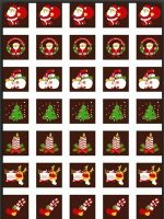 (Yetta)กระดาษถ่ายโอนอาหาร10ชิ้นกระดาษ ChristmasTransfer กระดาษอบกระดาษโอน DIY