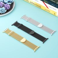 yiqtft Strap For Apple watch band 44mm 40mm 45mm 41mm stainless steel Metal bracelet magnetic loop iWatch Apple watch 3 4 5 SE 6 7