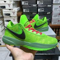 2023 New HOT [Original] ΝΙΚΕ LEBR0N 20 GRINCH Green Black Fashion All Match Basketball Shoes Wear Resistant Comfortable Sports Shoes {Free Shipping}