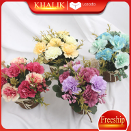 FREESHIP Hoa giả trang trí để bàn, châu hoa cẩm chướng KHALIK - HF002 thumbnail
