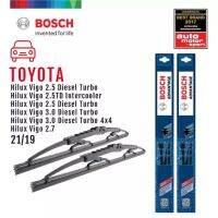 Bosch ใบปัดน้ำฝน รุ่น Advantage ขนาด 21/19 นิ้ว สำหรับ Toyota Hilux Vigo year 02-