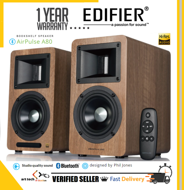 Edifier AirPulse A80 Active Hi-Res Audio Certify Bluetooth Wireless ...