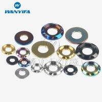 Wanyifa Titanium Ti Spacer M5 M6 M8 M10 Gasket for Bike Motorcycle Car Decorative Washers Tapestries Hangings