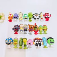 ✱ 10pcs concave disc toy ben Rick superhero Hulk Cartoon animation figure model children toys gifts