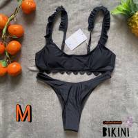 ? NATRADA BIKINI FASHION NEW arrival ♥️ ชุดว่ายน้ำแฟชั่น M SIZE ชุดว่ายน้ำสีดำ