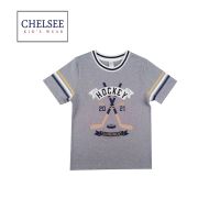 Chelsee เสื้อยืดคอกลม เด็กผู้ชาย รุ่น 127812 ลาย Hockey อายุ 3-11ปี ผ้า 100%Cotton ผ้านุ่ม เสื้อผ้าเด็กแฟชั่น เสื้อผ้าเด็กโต