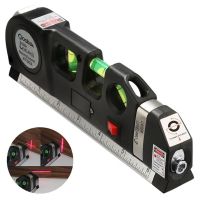 Home Multi-function High Precise Laser Leveling Instrument with Steel Ruler Cross Straight Line Laser Level Measuring Tools