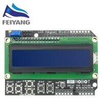 โมดูล1602 LCD1602 LCD ที่คลุมแป้นปุ่มแสดงหน้าจอสีน้ำเงินสำหรับ Arduino