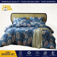 [A Boutique]❧♤2201 Casa Casa พิมพ์ลาย3in 1ชุดเครื่องนอน (ปลอกหมอน1ผ้าปูเตียงแบบพอดี2) DF266พระราชินีราชาคู่แบบเดี่ยว