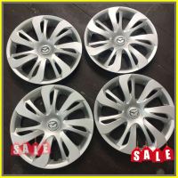 TwS มาสด้าสาม MAZDA 3 ทำสี 4 ฝาครอบกะทะล้อ ขอบ 15 นิ้ว Wheel cover size 15 inch มาสด้า3 ฝาล้อ ฝากะทะ ปิดล้อ ปิดกะทะ ฝาปิดล้อ ฝาปิดกะทะ ฝาครอบล้อ **ครบเครื่องเรืองประดับ**