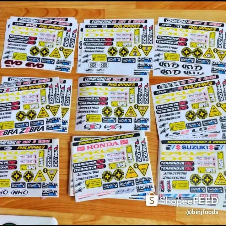 ARAI HELMET VISOR VINYL STICKER WATERPROOF Lazada PH