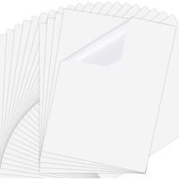 25 Sheets 8.3X11.6 Inch Inkjet Sticker Paper, Printable Transparency Film Paper Label for Inkjet Printers