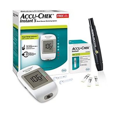 Accu-Chek Instant S Meter With 10 Free Test Strips