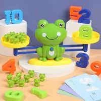 Mathematical Intelligence Math Toys Funny Frog Scale Childrens Early Education Toys Addition Subtraction Balance Enlightenment