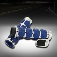 1 quot; 25mm Motorcycle Blue Rubber Hand Grips For Yamaha V-Star XVS 650 1100 1300 Custom Silverado Road Star XV 1600 1700 XVZ1300