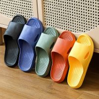 Female summer slippers indoor home use mute the shower soft bottom anti-slip cool men wholesale