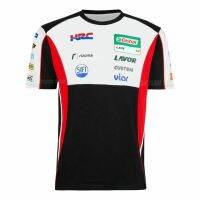 2023 Customized Fashion For Honda LCR HRC Factory Racing Team Moto Motorcycle Superbike T-Shirt Mens Short Quick Dry Breathable Jerseys，Contact the seller for personalized customization