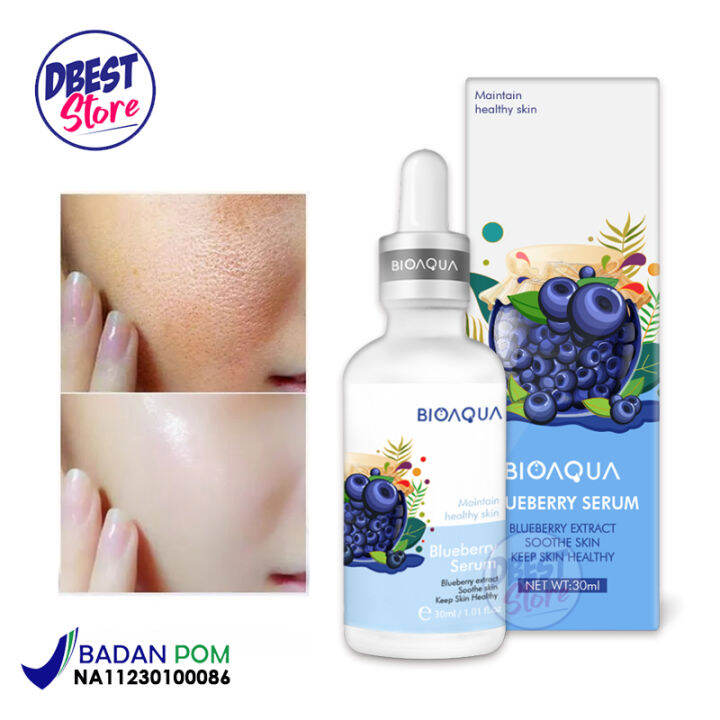 Bioaqua Blueberry Serum BPOM 30ml Memutihkan dan Membuat Wajah Glowing