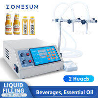 ZONESUN Liquid Filling Machine เครื่องปั๊มควบคุมดิจิตอลไฟฟ้าแบบท่อขวดเล็กเครื่องบรรจุน้ำหอมน้ำแร่น้ำผลไม้น้ำมันของเหลว