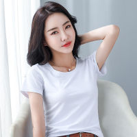 Make a large number of spot can provide good quality summer wear the new round neckline cotton short sleeve T-shirt