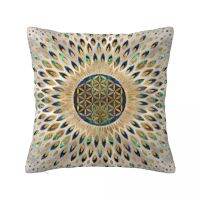 hot！【DT】❦﹉♂  Of Abalone And Mandala Pillowcase Soft Cushion Cover 45X45cm