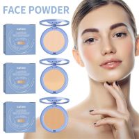 OUHOE Silk Soft Mist Powder Cake Long-lasting Waterproof Sace Lady Polvo Powder Press Powder Smooth Texture Oil Control Face