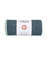 Manduka ผ้าปูทับเสื่อโยคะผืนเล็ก eQua® Hand Yoga Towel - Sage (16")