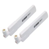 2PCS WIFI Antenna 5G/3G/4G/GSM Full Band Glue Stick Omni Wireless Smart Meter Router Module Gain White SMA Male