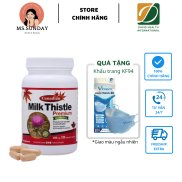 GIẢI ĐỘC GAN - KẾ SỮA - NUTRIDOM MILK THISTLE - DAVID HEALTH - 120 viên