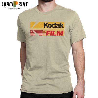 Mens Kodak Film Vintage T Shirt Cotton Clothing Funny Short Sleeve O Neck Tees Classic T Shirts XS-6XL