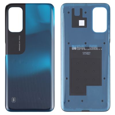 ฝาหลังเดิมสำหรับ Xiaomi Poco M3 Pro 5G M2103K19PG, M2103K19PI (สีฟ้า)