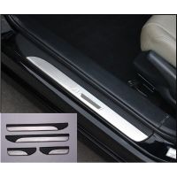 4pcs Door Sill Scuff Plate For HONDA Accord 2014 2015 2016 2017 9th Gen 9 welcome Pedal Guard Sills Protector Trim accessories Pedals  Pedal Accessori