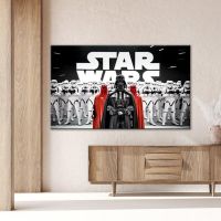 2023﹊♚♂ Star Wars Black Samurai Lightsaber Poster Painting Disney Canvas Print On Wall Art Picture For Living Room Home Decor Frameless