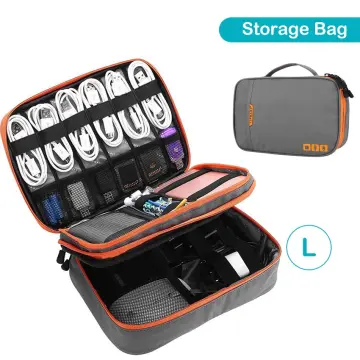 BOVKE Hard Electronics Organizer, Travel Cable Organizer Bag, Tech