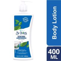 St. Ives Restore collagen&amp;elastin body lotion 100%natural 400ml. เซนท์ไอฟ์ รีสโตร์ คอลลาเจน&amp;อีลาสติน บอดี้โลชั่น