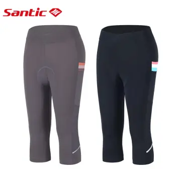 Santic Women Cycling Compression Tight Pants Windproof with 4D