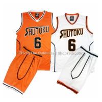 ☸ Anime Kuroko Basketball Basuke Cosplay Shutoku School Uniform Midorima Shintaro Men Jersey Sportswear T Shirt Shorts Set